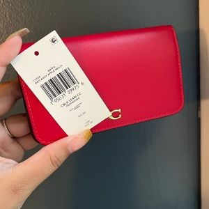 Coach card case wallet